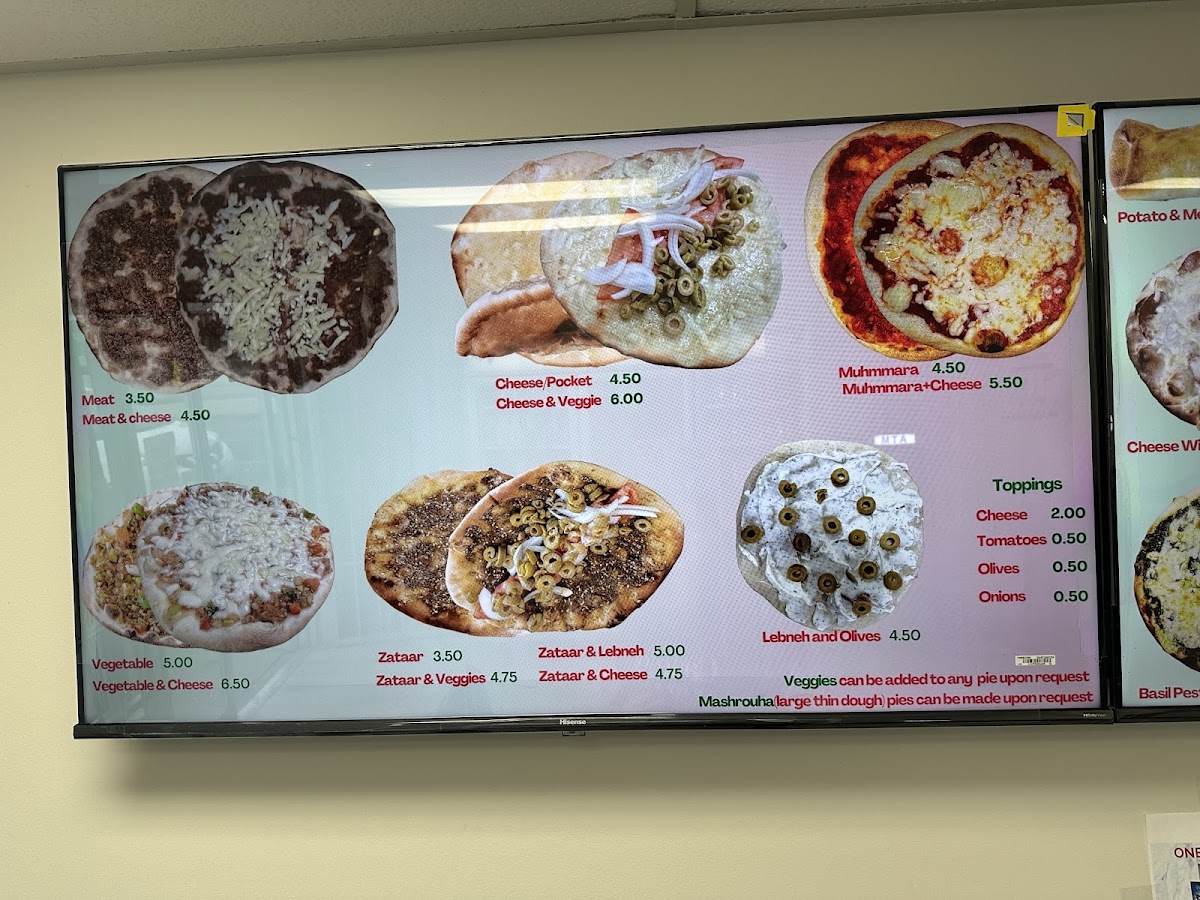 Farhat's Bakery Menu - Image 1