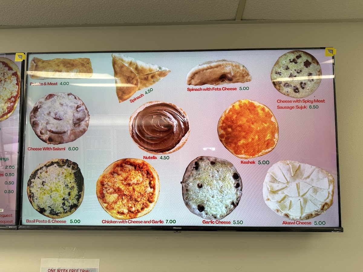 Farhat's Bakery Menu - Image 2